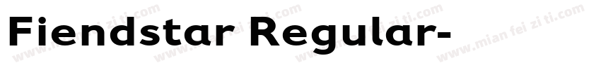Fiendstar Regular字体转换
